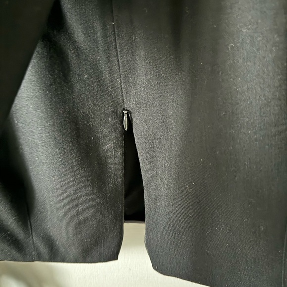 RALPH LAUREN DESIGNER BLACK WOOL PANTS. SIZE 8 NWOT - Picture 3 of 6